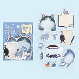 Flockensticker - Memo Stickers »Cat Diary«