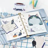 Flockensticker - Memo Stickers »Cat Diary«