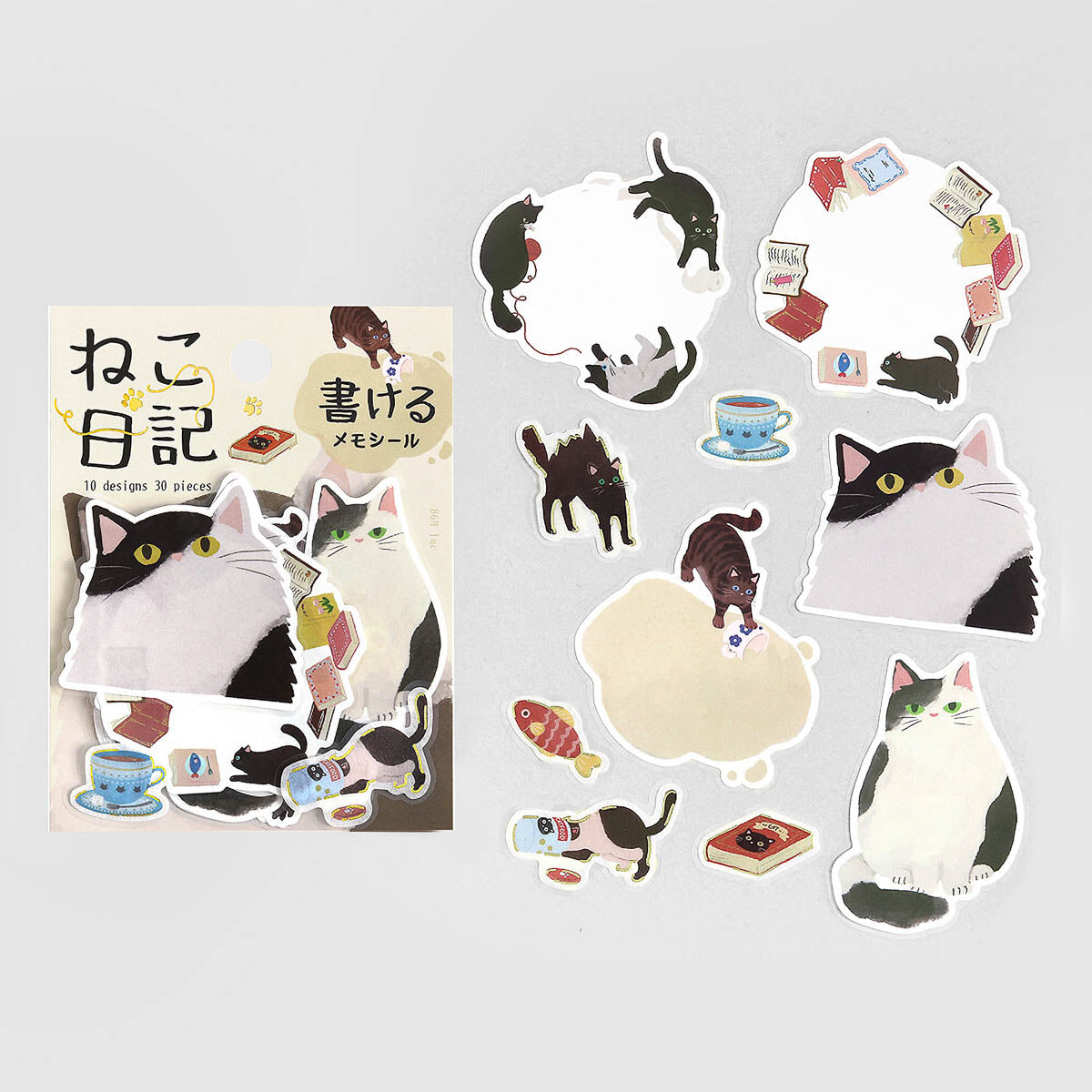 Flockensticker - Memo Stickers »Cat Diary«
