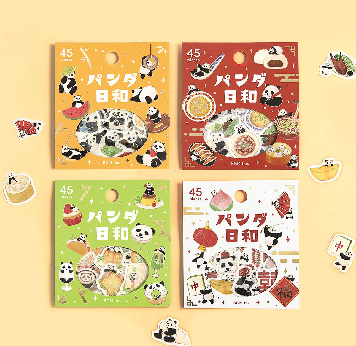 Flockensticker - Foil Stamp Stickers - Panda Weather