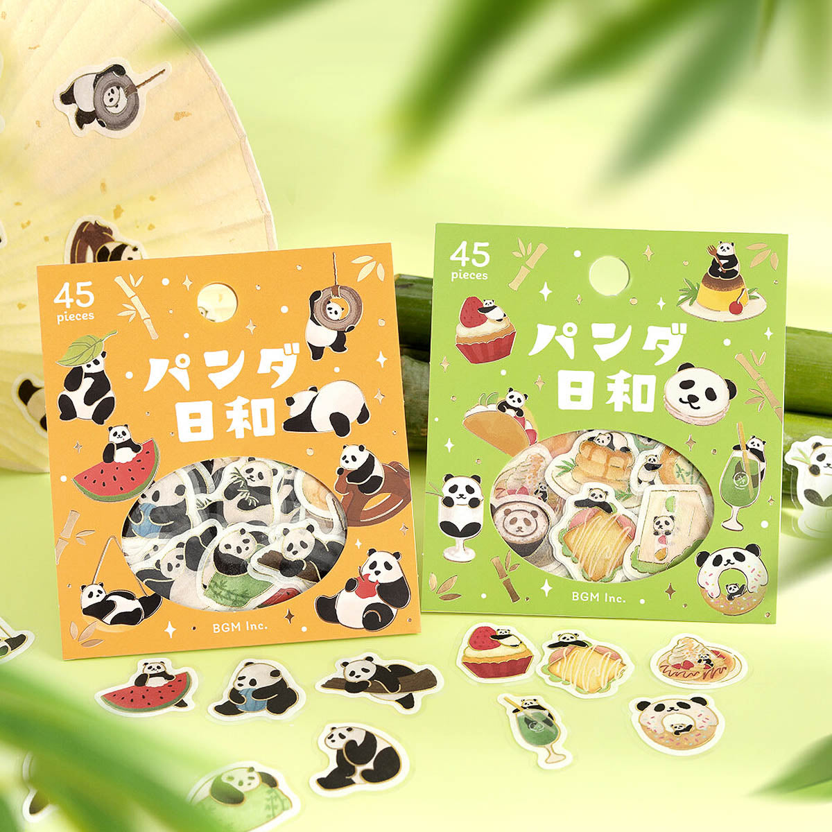 Flockensticker - Foil Stamp Stickers - Panda Weather