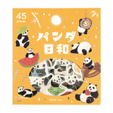 Flockensticker - Foil Stamp Stickers - Panda Weather