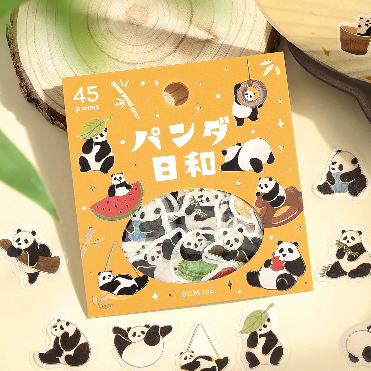 Flockensticker - Foil Stamp Stickers - Panda Weather