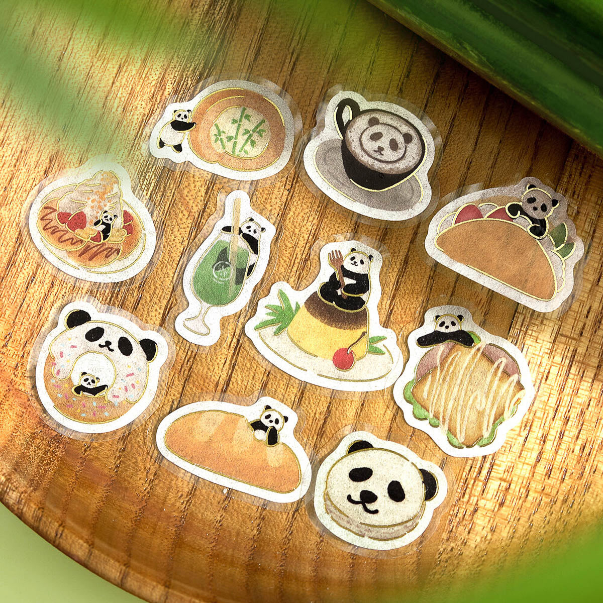 Flockensticker - Foil Stamp Stickers - Panda Weather