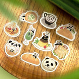 Flockensticker - Foil Stamp Stickers - Panda Weather