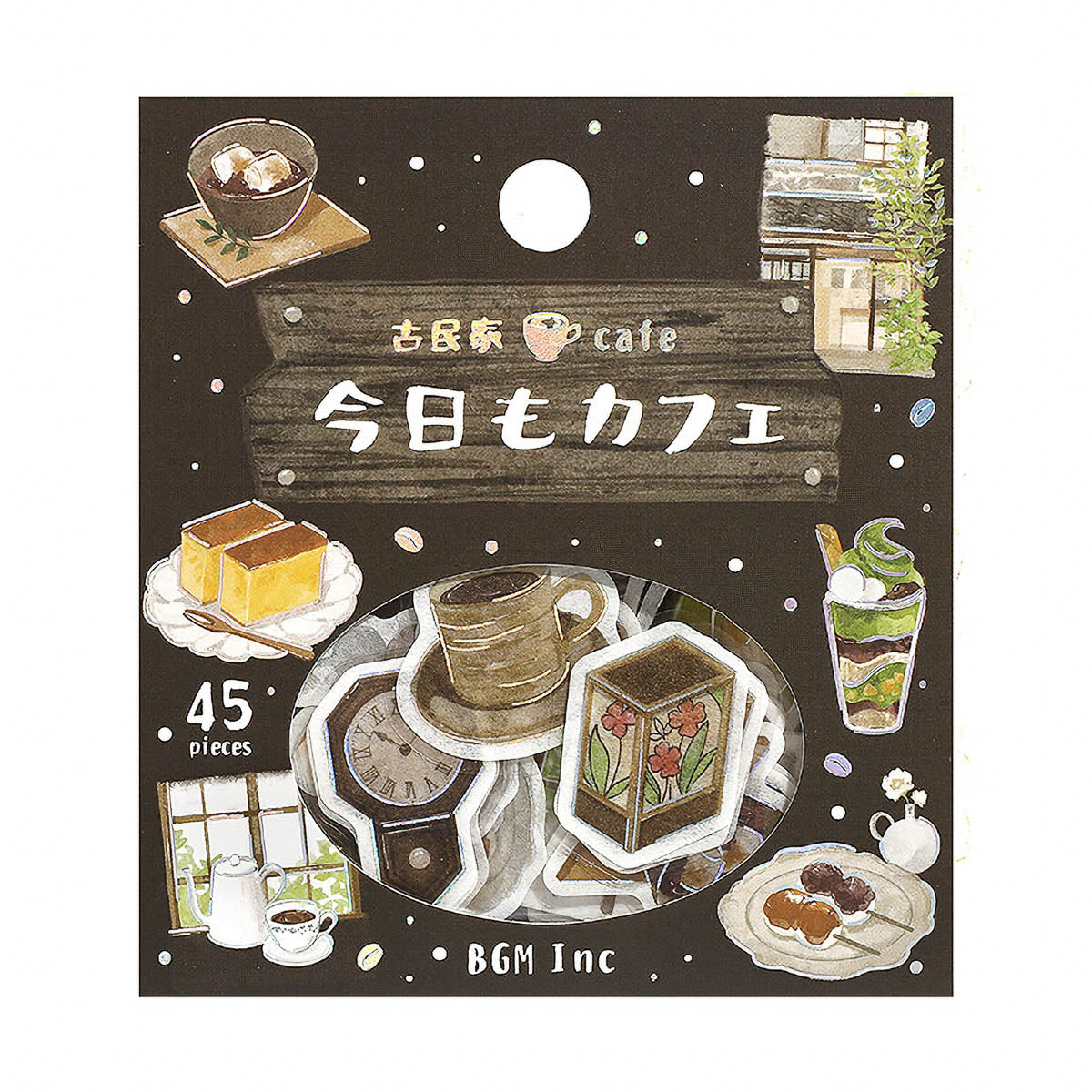 Flockensticker - Foil Stamp Stickers - Today's Cafe
