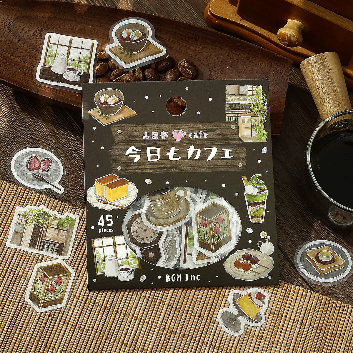 Flockensticker - Foil Stamp Stickers - Today's Cafe