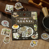Flockensticker - Foil Stamp Stickers - Today's Cafe