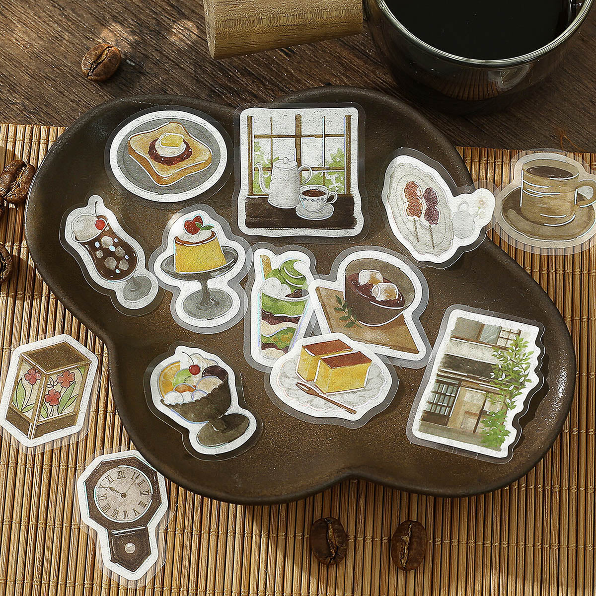 Flockensticker - Foil Stamp Stickers - Today's Cafe