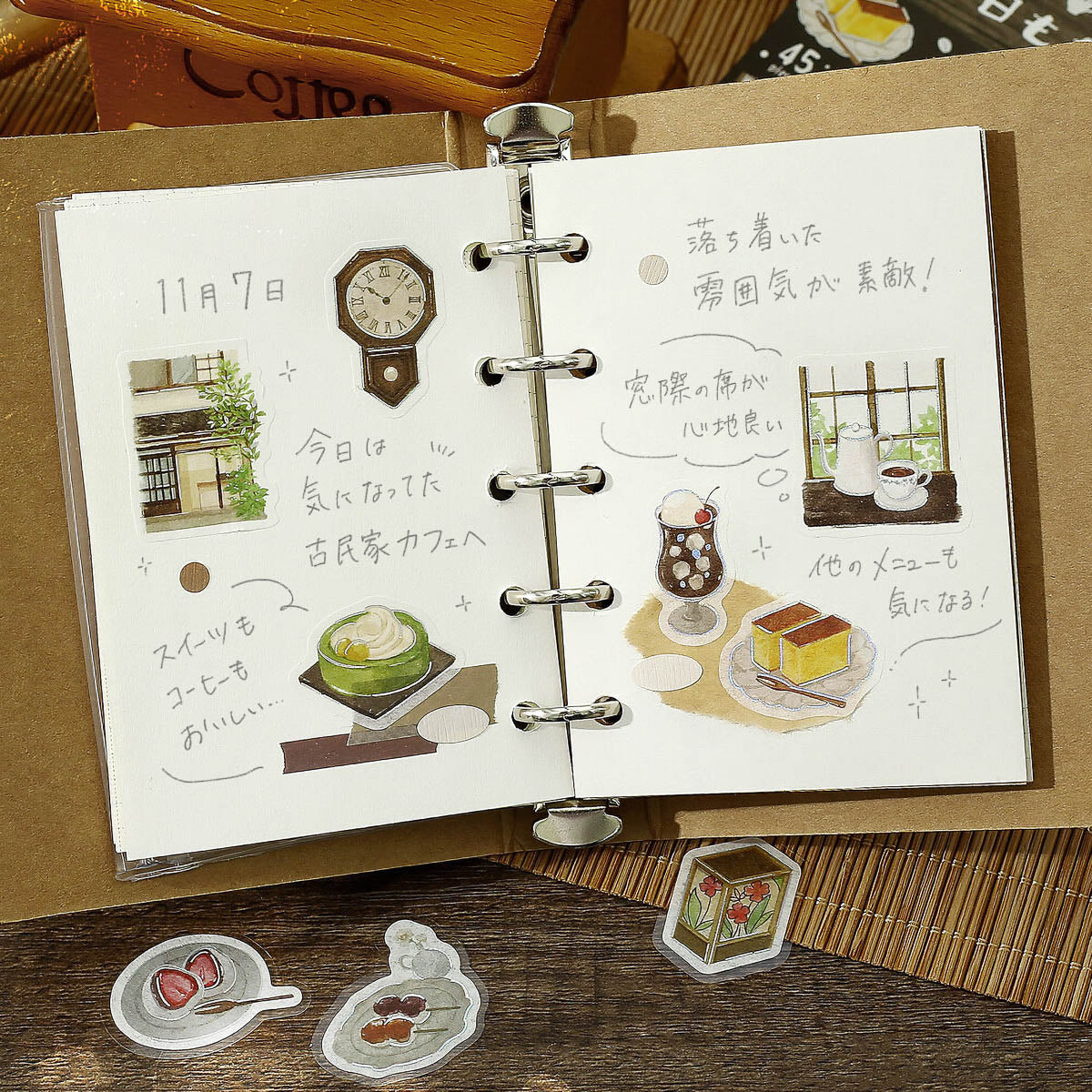 Flockensticker - Foil Stamp Stickers - Today's Cafe