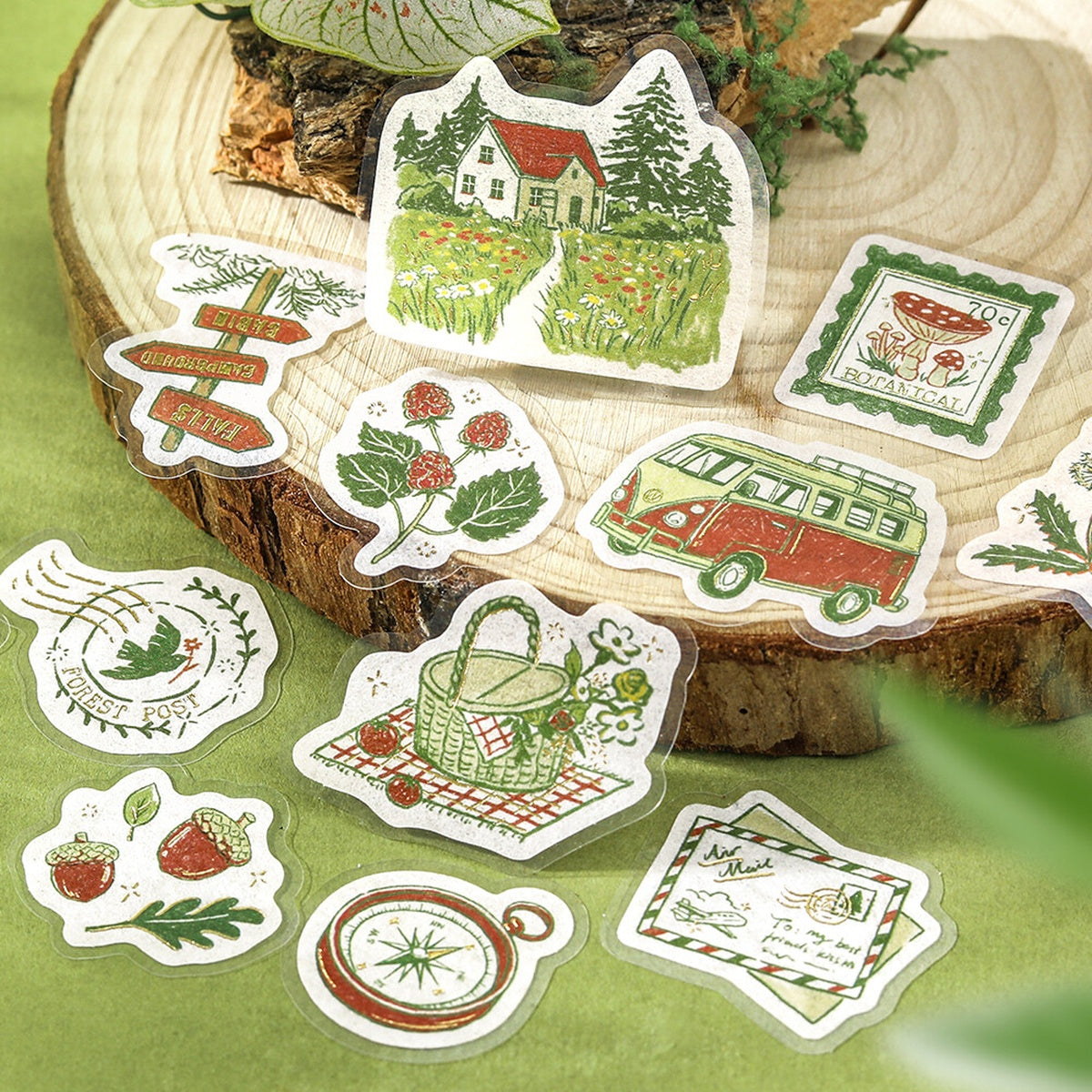 Flockensticker - Foil Stamp Stickers - Journey