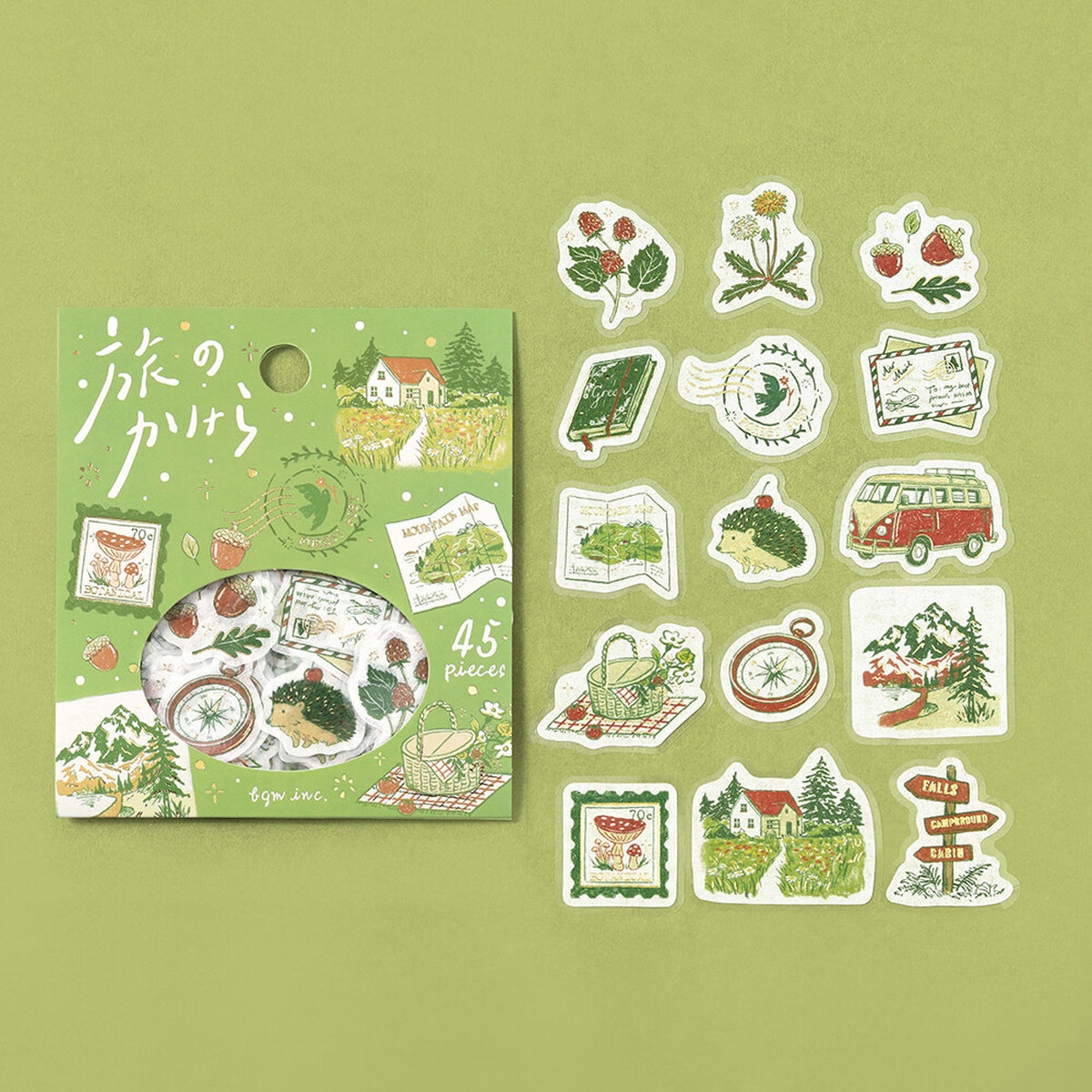 Flockensticker - Foil Stamp Stickers - Journey