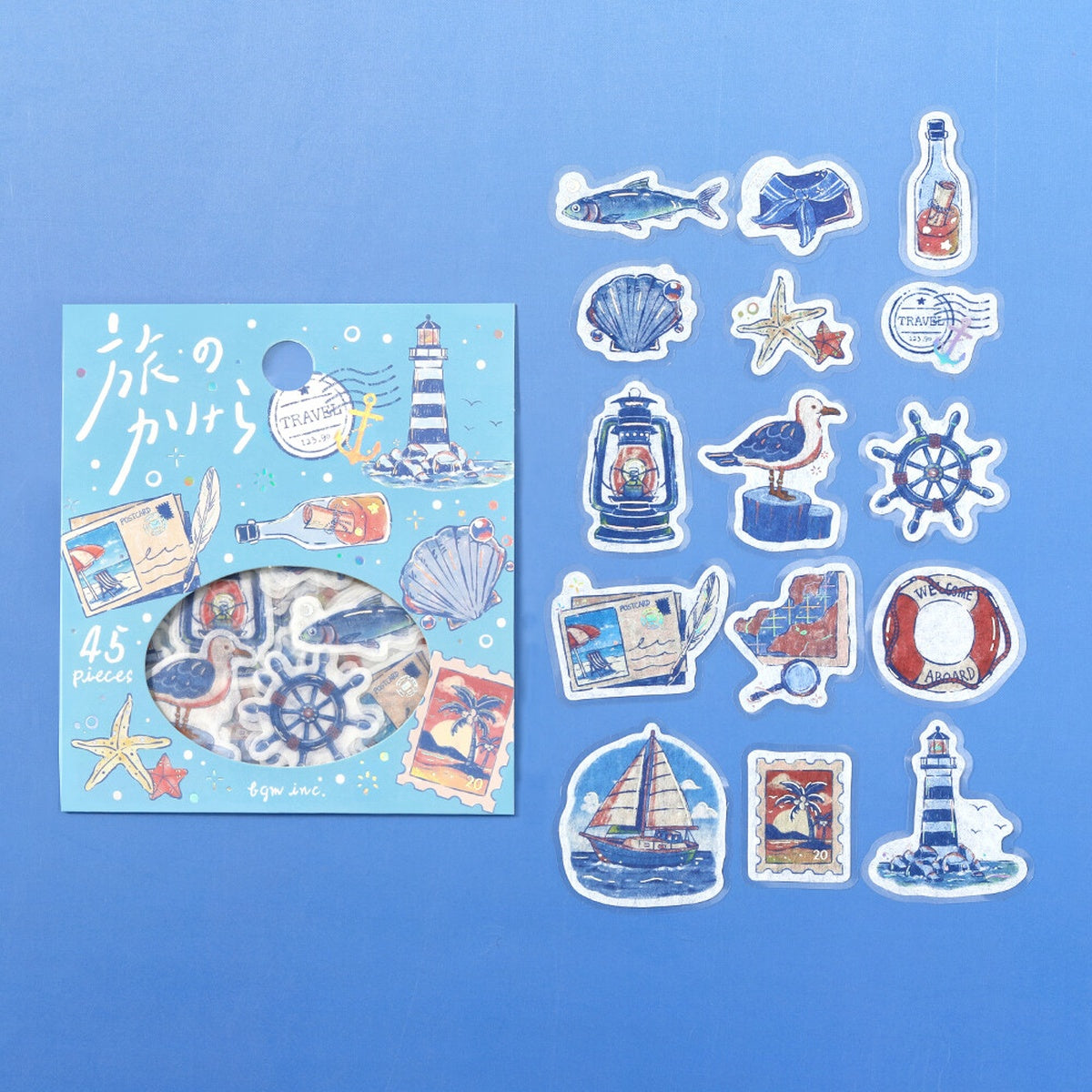 Flockensticker - Foil Stamp Stickers - Journey