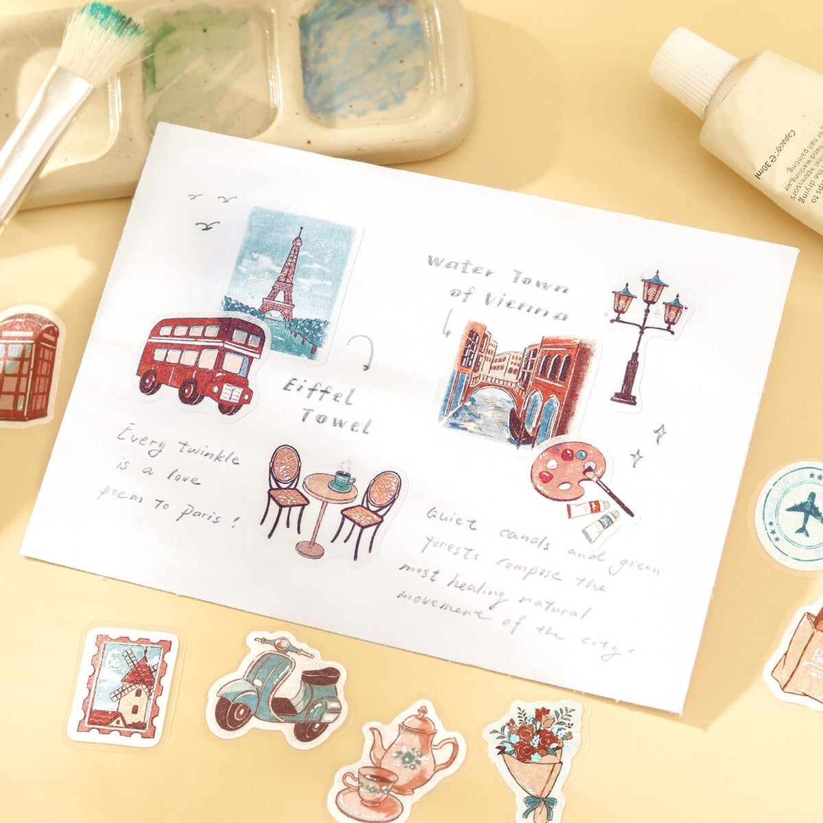Flockensticker - Foil Stamp Stickers - Journey