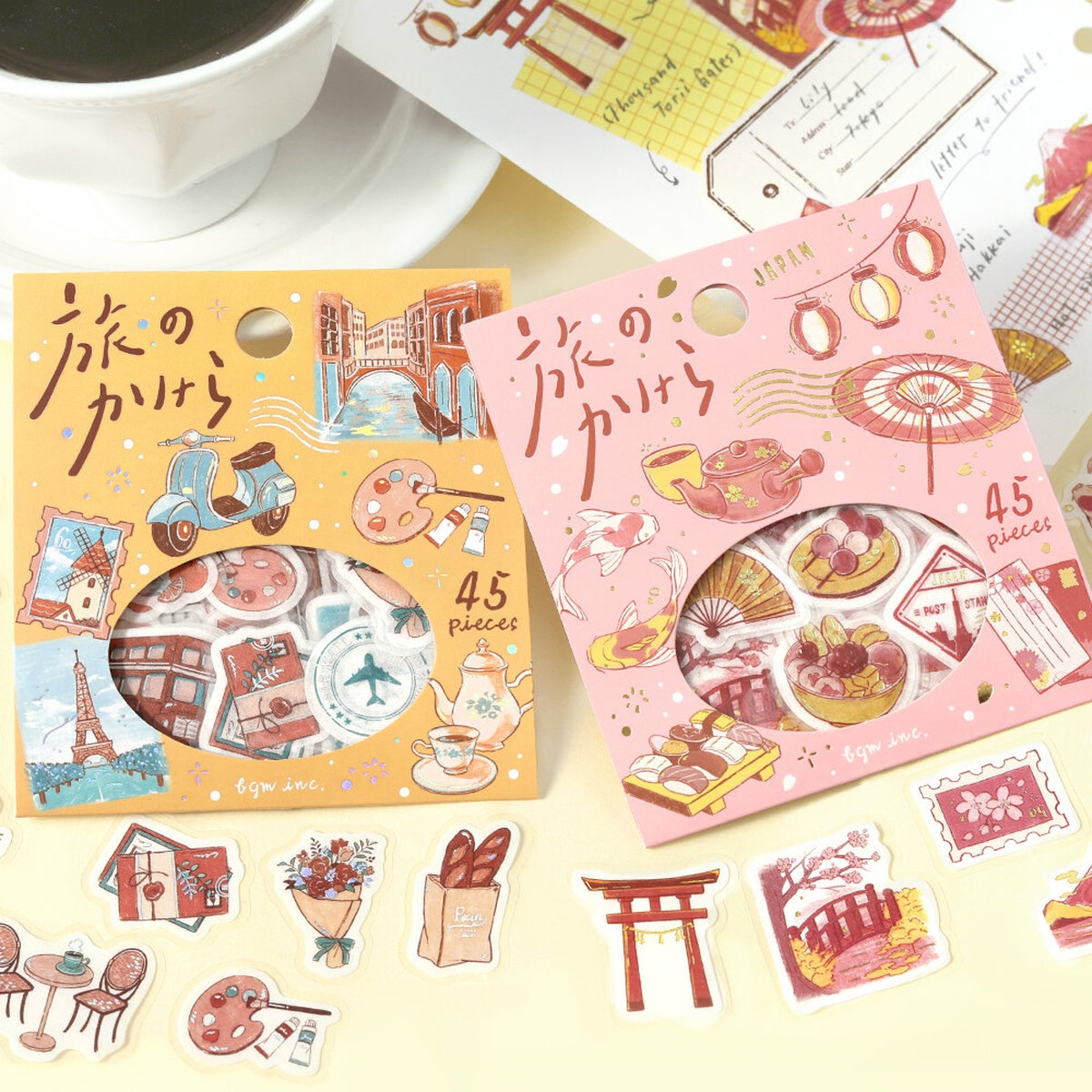 Flockensticker - Foil Stamp Stickers - Journey