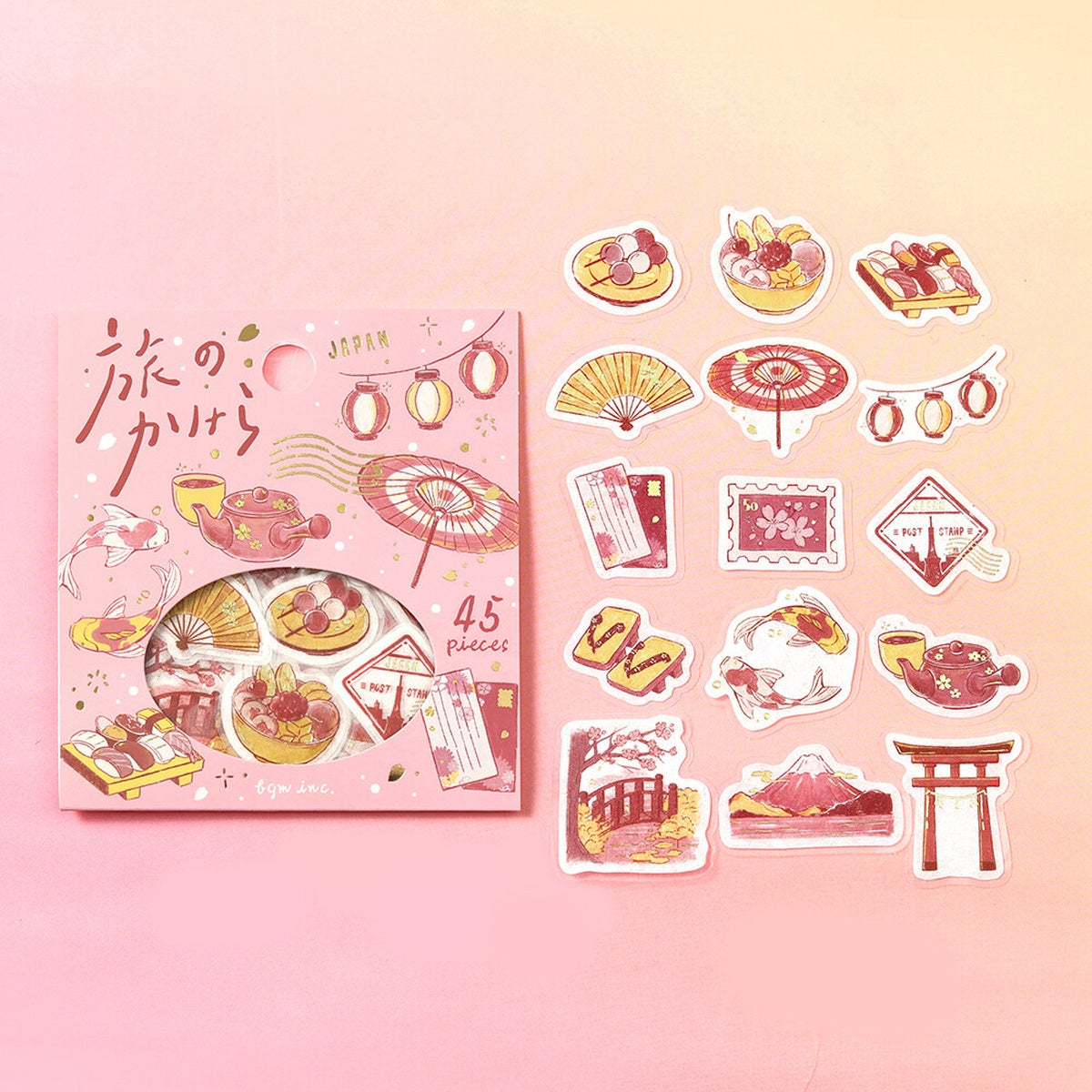 Flockensticker - Foil Stamp Stickers - Journey