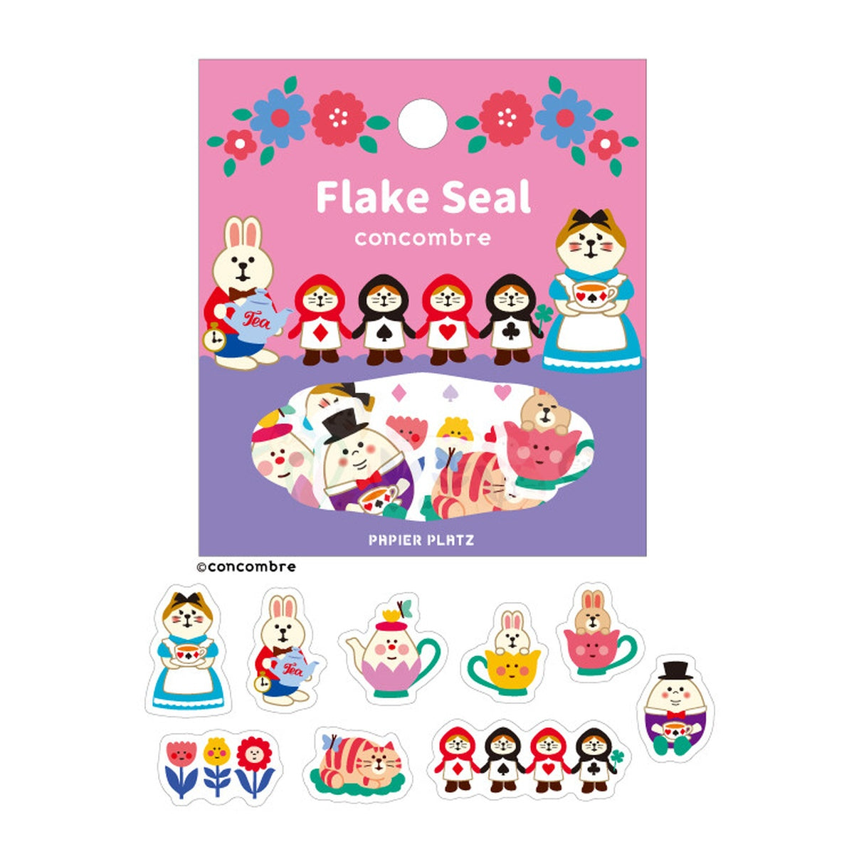 Flockensticker - Papier Platz - concombre - Around the World