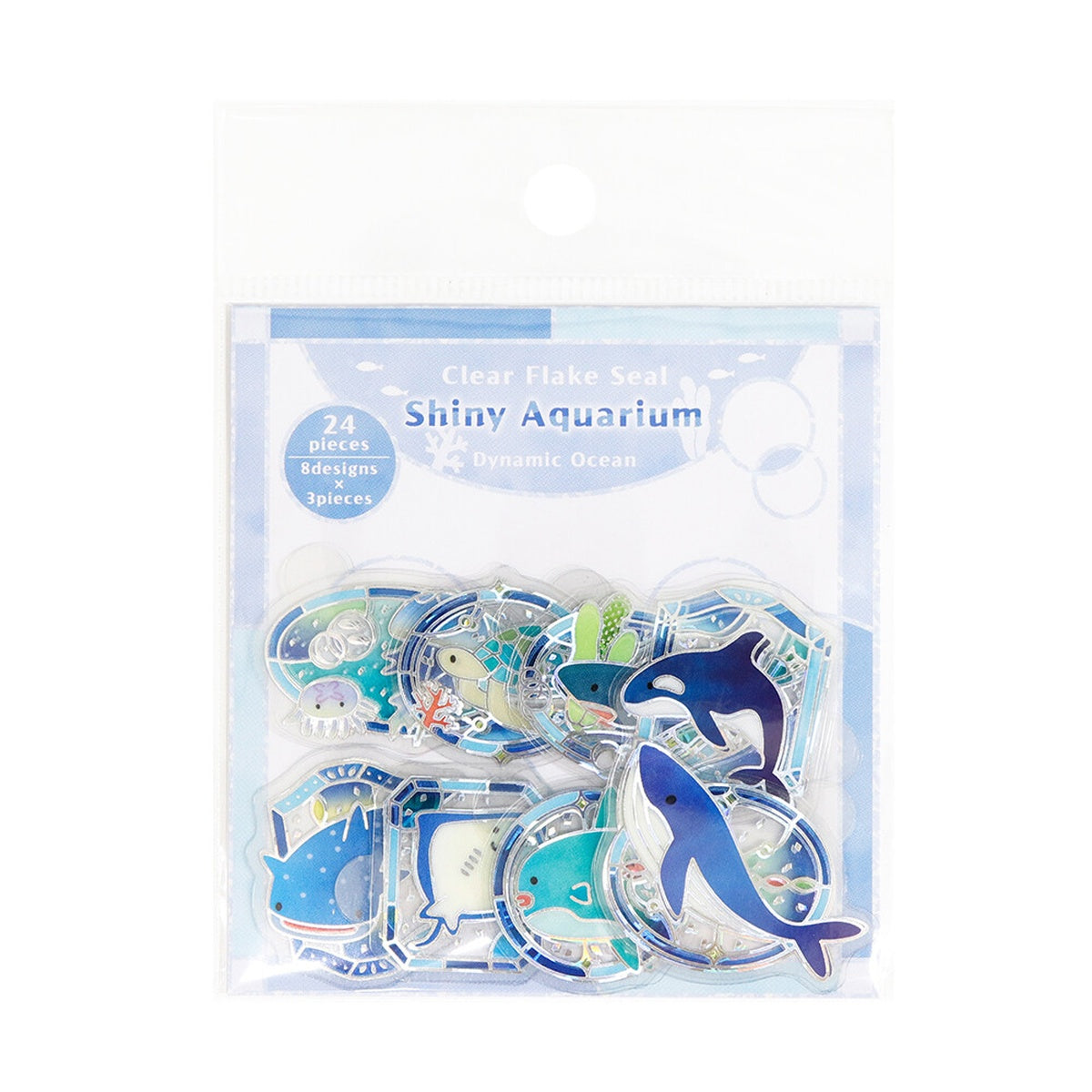 Flockensticker - Shiny Aquarium - Clear Flake Seal