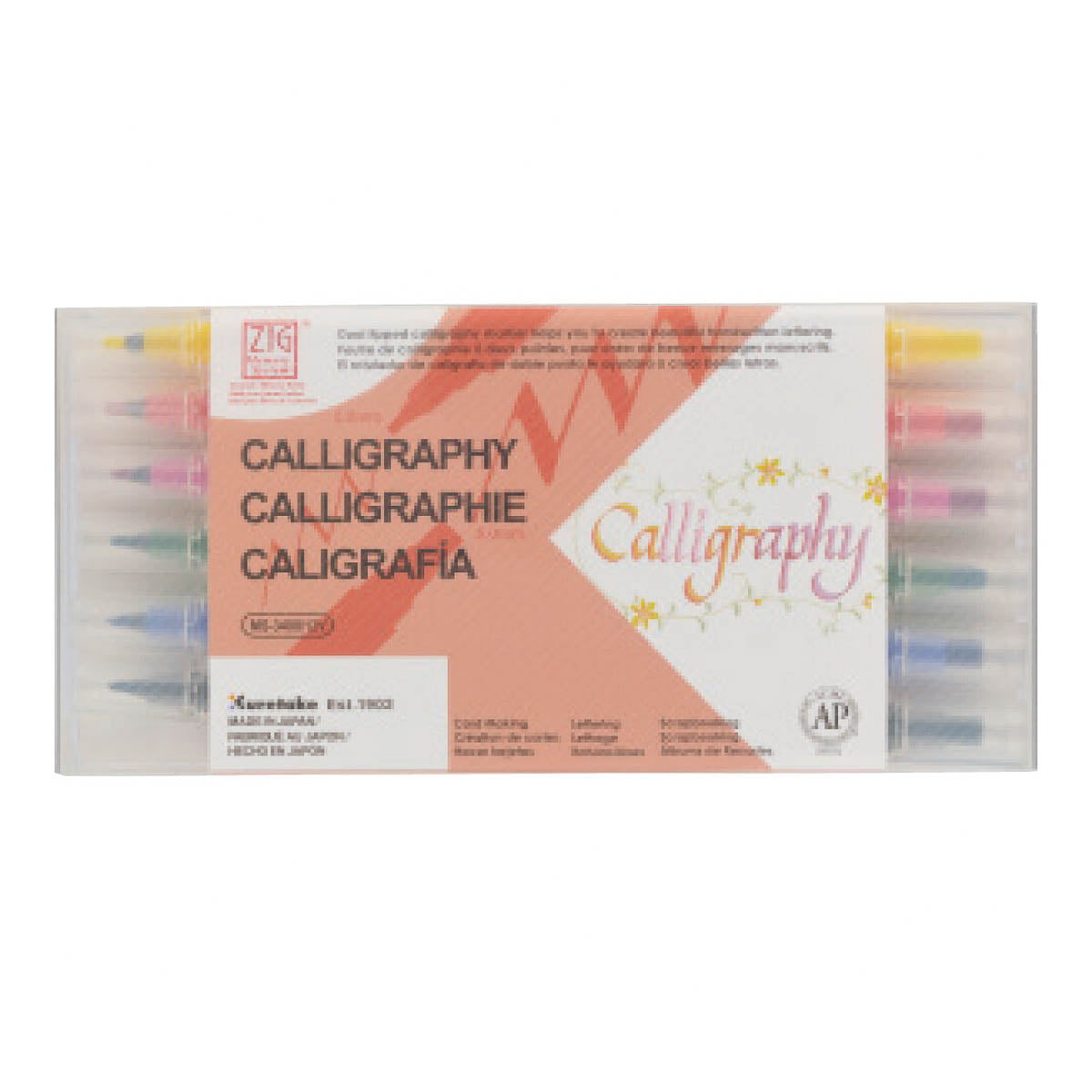 Filzstift - Kuretake - ZIG - Calligraphy - Standard Colors