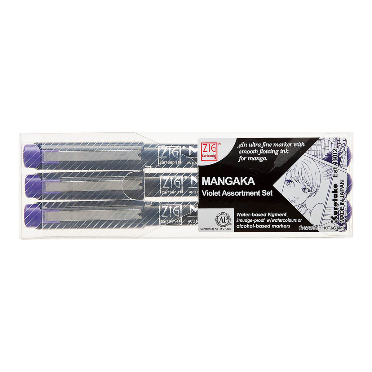 Filzstift - Kuretake - ZIG - Cartoonist MANGAKA - Set