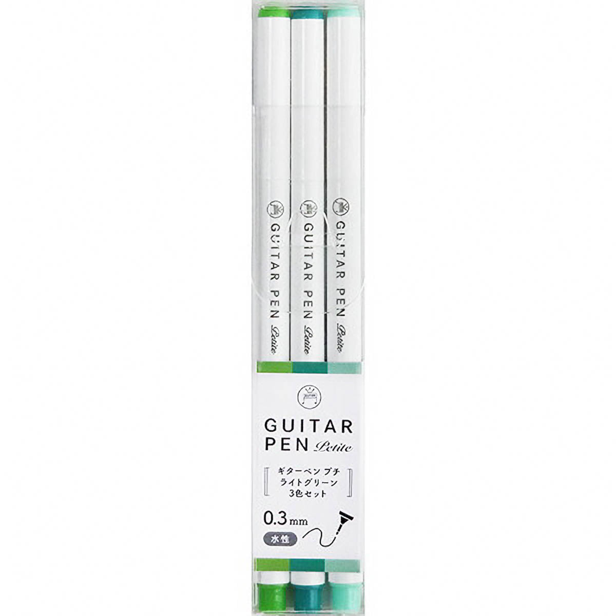 Filzstifte-Set - GUITAR PEN Petite - 0,3 mm - 3-Farben-Set
