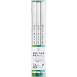 Filzstifte-Set - GUITAR PEN Petite - 0,3 mm - 3-Farben-Set