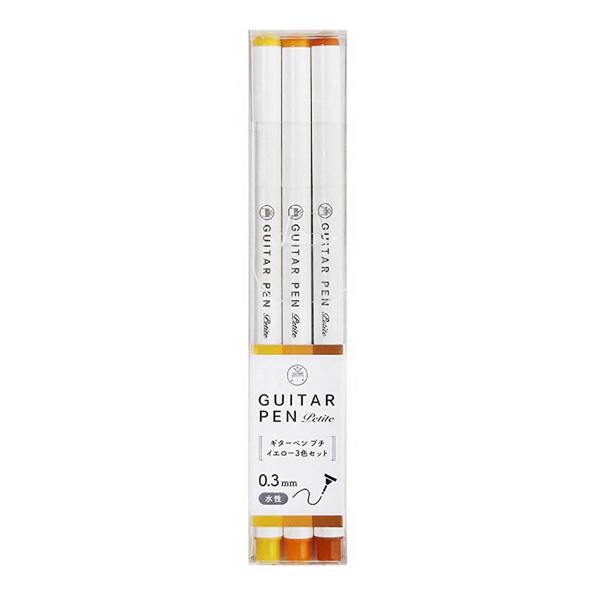 Filzstifte-Set - GUITAR PEN Petite - 0,3 mm - 3-Farben-Set