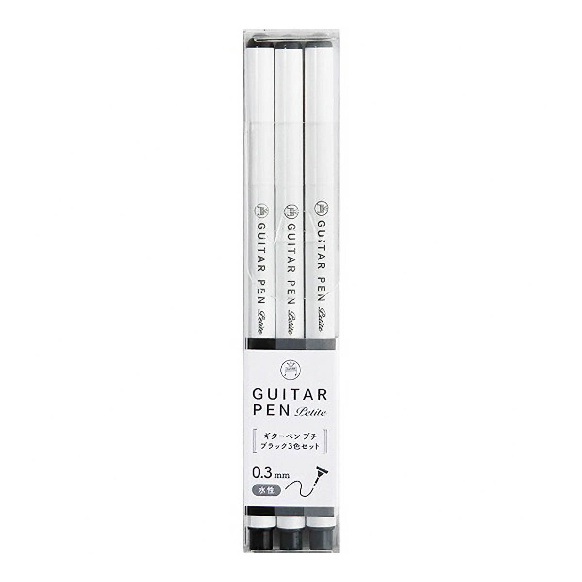 Filzstifte-Set - GUITAR PEN Petite - 0,3 mm - 3-Farben-Set