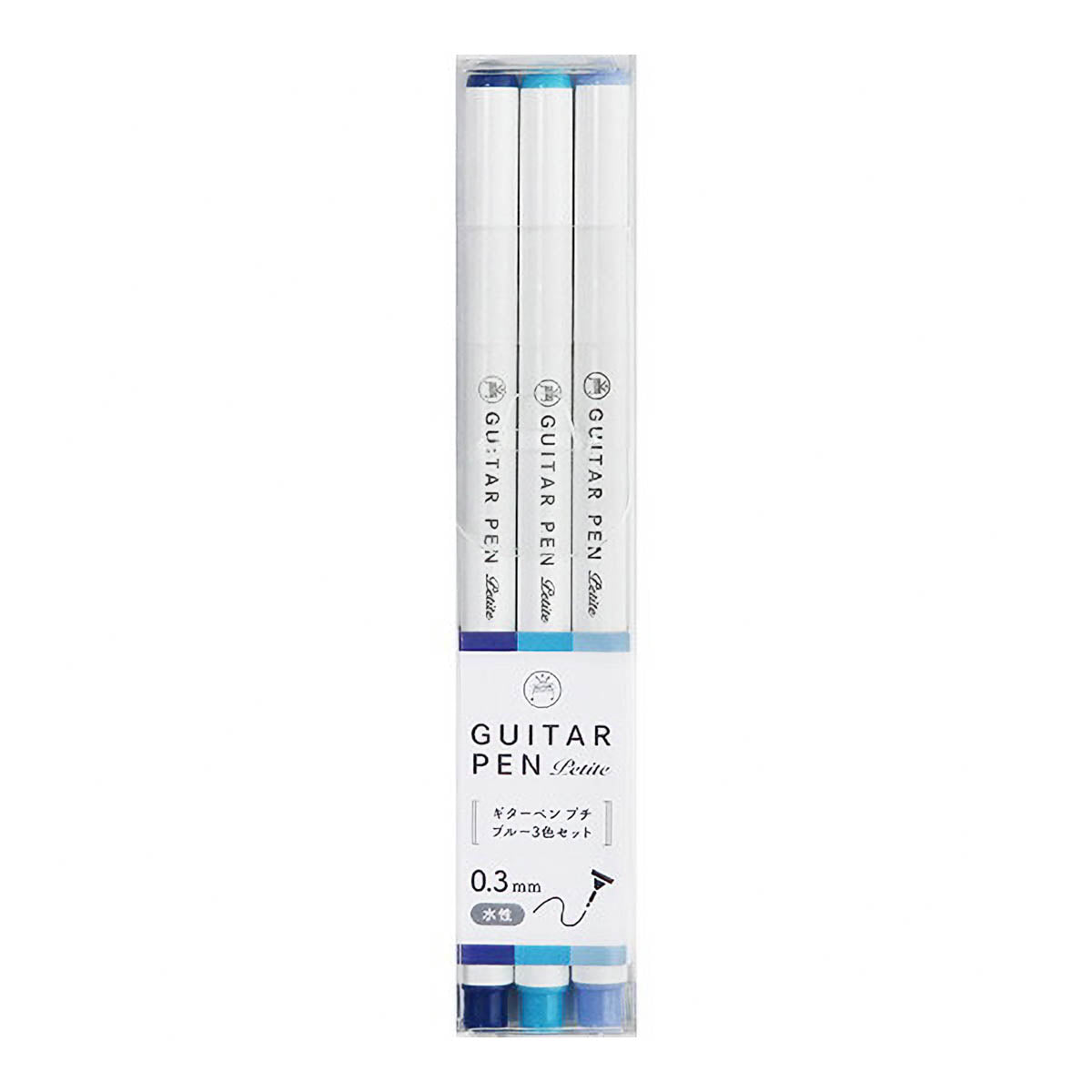 Filzstifte-Set - GUITAR PEN Petite - 0,3 mm - 3-Farben-Set