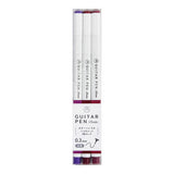 Filzstifte-Set - GUITAR PEN Petite - 0,3 mm - 3-Farben-Set