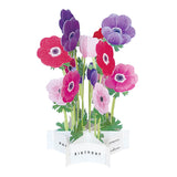Grußkarte - Blumen - Happy Birthday