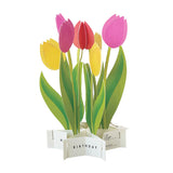 Grußkarte - Blumen - Happy Birthday