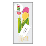 Grußkarte - Blumen - Happy Birthday
