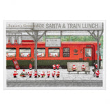 Grußkarte - Mini Santa - Faltkarte