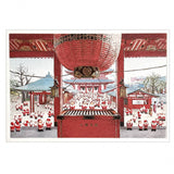 Grußkarte - Mini Santa - Faltkarte