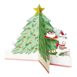 Grußkarte - 3D Christmas Card - Animals