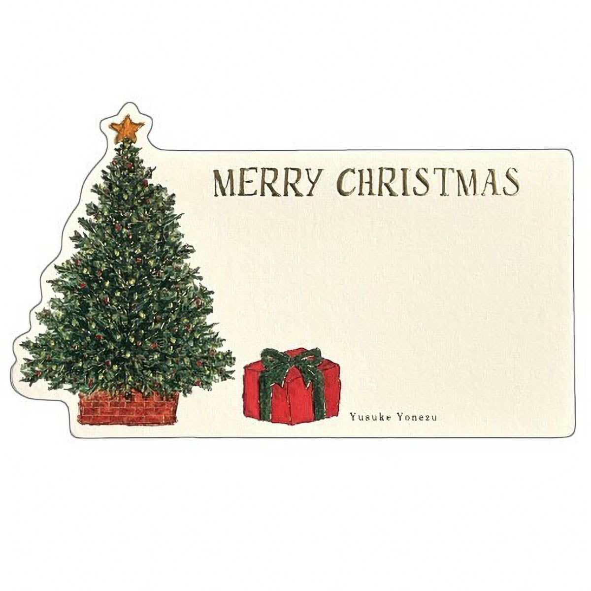 Grußkarte - Yusuke Yonezu - Christmas Card - Die-Cut