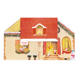 Grußkarte - Mini Santa House - Pop-up Card