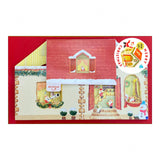 Grußkarte - Mini Santa House - Pop-up Card