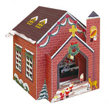 Grußkarte - Mini Santa House - Pop-up Card