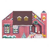 Grußkarte - Mini Santa House - Pop-up Card
