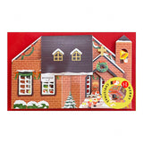Grußkarte - Mini Santa House - Pop-up Card