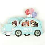 Grußkarte - Birthday Party Car