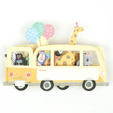 Grußkarte - Birthday Party Car