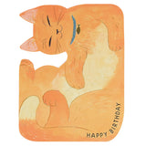 Grußkarte - Happy Birthday Cat