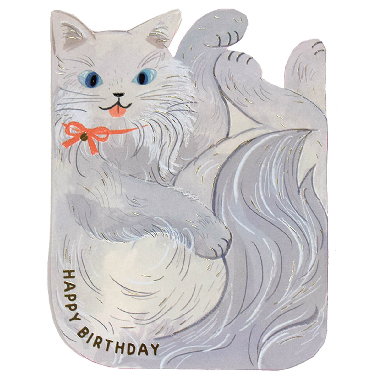 Grußkarte - Happy Birthday Cat