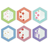 Grußkarte - ROKKAKU CARD - Flowers