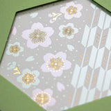 Grußkarte - ROKKAKU CARD - Flowers