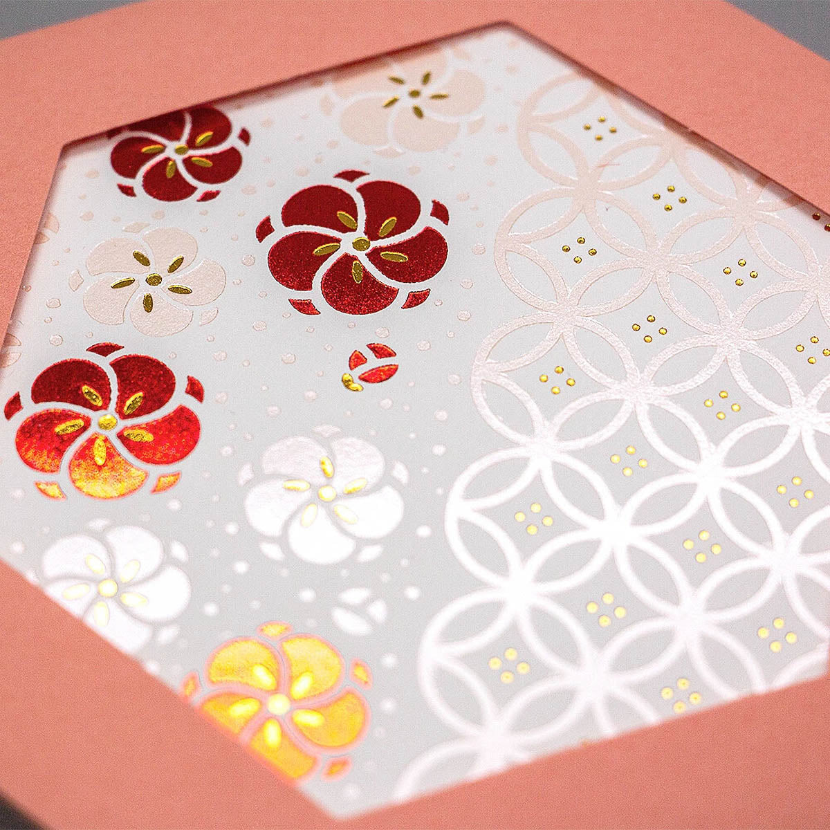 Grußkarte - ROKKAKU CARD - Flowers