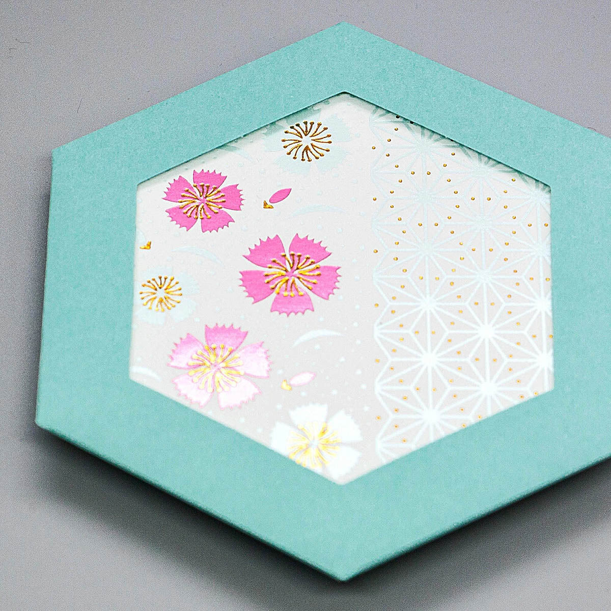 Grußkarte - ROKKAKU CARD - Flowers